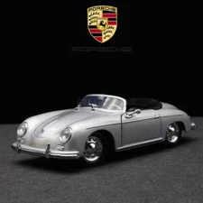 WELLY 1:24 Porsche 356A Speedster Alloy Car Diecast Toy Vehicle Kid Model Car