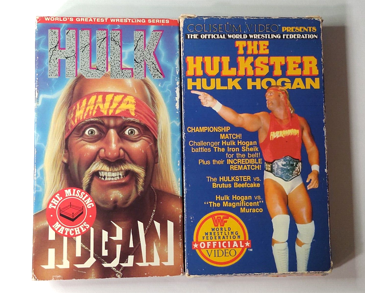 Hulk Hogan: The Hulkster & The Missing Matches Set of 2 VHS Video