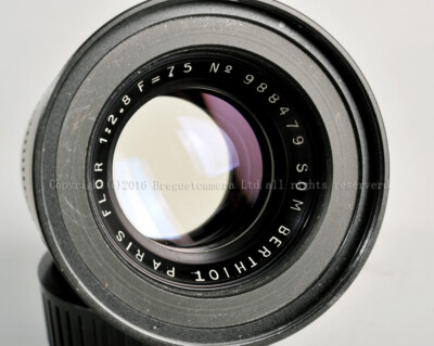Ex+ Som berthiot paris flor 75mm f/2.8 Modified to Leica M Mount