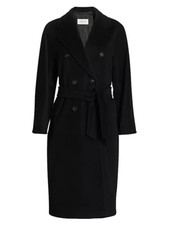 New Max Mara 101801 Madame Icon Coat - Black - Size Us 14 It 48 - Msrp $4,350