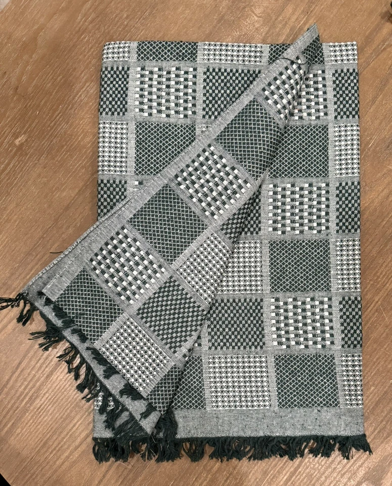 Lightweight Woven Hair Towel 30" x 60" Handcrafted in India 0 A0132 - Image 2 of 3