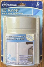 Westinghouse  EZ Tunnel  Ivory 2 Piece Wire Organizer  Brand New  Sealed
