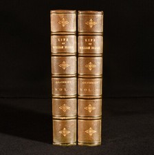 1880 2Vols Life of William Blake Alexander Gilchrist Half Morocco Illustrated...