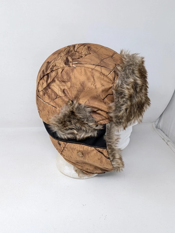 Hot Shot Thinsulate Trapper Real Tree Extra Camo Hunting Hat Cap Ear Flap Medium - Image 3 of 4