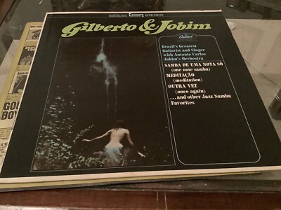 GILBERTO & JOBIM Self Titled LP Capitol ST-2160 Samba Jazz Vg Plus