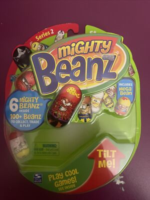 BRAND NEW 2010 Spin Master Toys Collectible Series 2 Mighty Beanz (6) Ct.