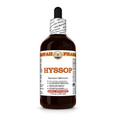 Hyssop (Hyssopus Officinalis) Tincture, Dried Herb Liquid Extract