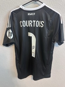 Thibaut Courtois Signed Real Madrid CF Jersey #1 Beckett Authenticated Belgium