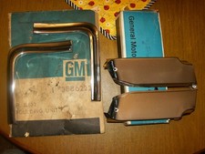 1966 Impala Ss Convertible Nos Headlight Eyebrowfiller Mld Set Read Description