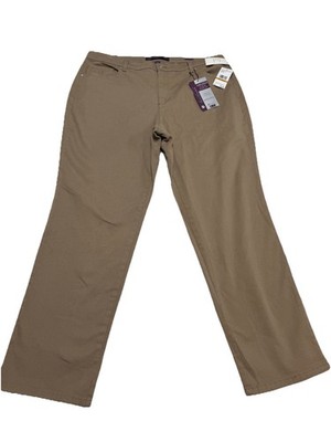 Gloria Vanderbilt Pants Women's Size 16 Amanda Hazelnut Stretch Pockets