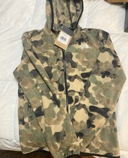  60 The North Face Youth XL 14/16 Boys Teen Camo Glacier Fleece Hooded Jacket