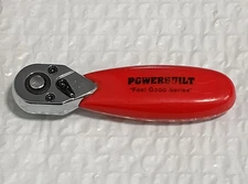 POWERBUILT TOOLS 1/4" DRIVE, RATCHET * COMFORT HANDLE * QUICK - RELEASE *