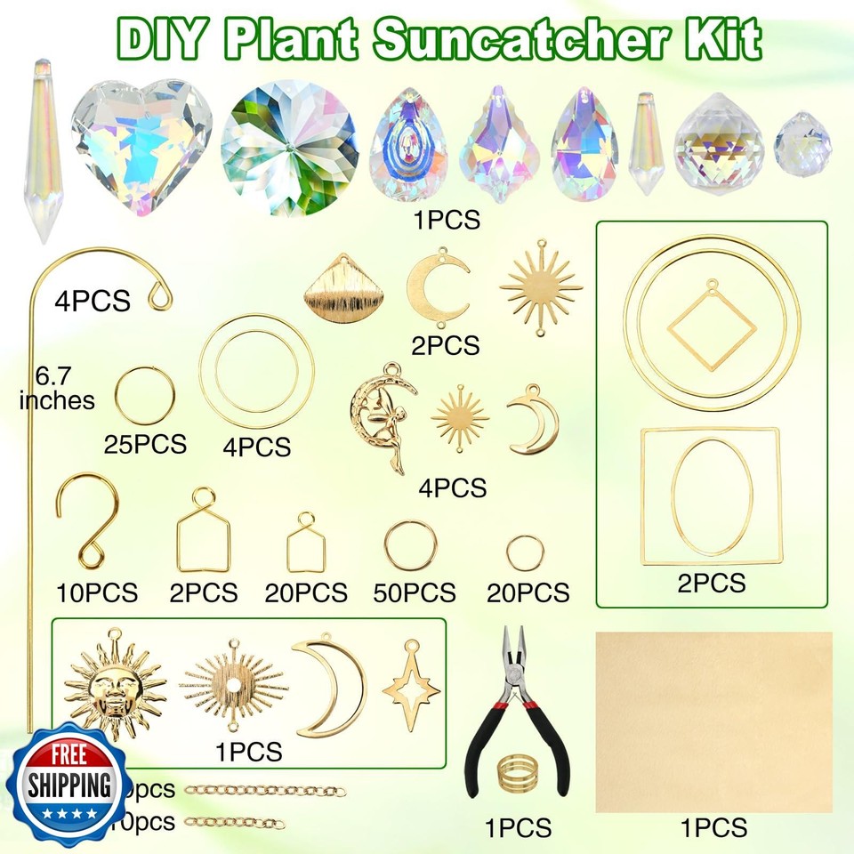 Sun Catching Device DIY Sun Catcher Kits for Adults, 260 pcs Crystal Suncatchers Maki | eBay