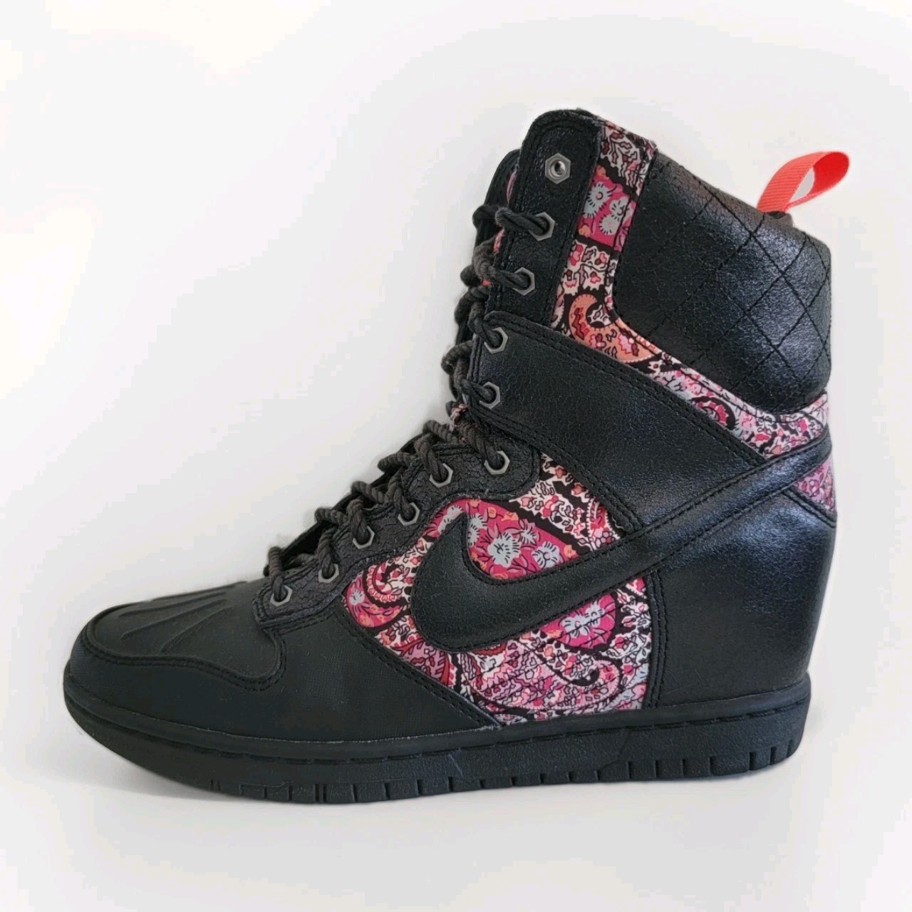 NIKE DUNK SKY HI SNEAKERBOOT WEDGE LIBERTY LONDON SIZE UK 6 EU 40.5 (632180 006)