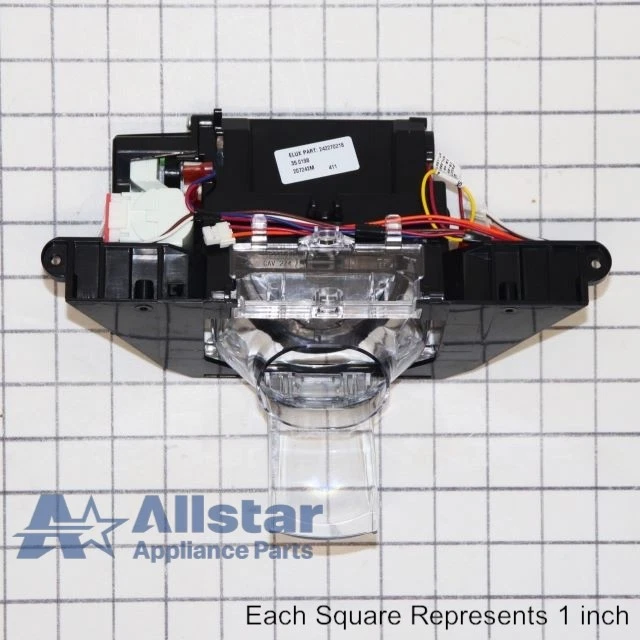 Guia de funil dispensador de geladeira Frigidaire 242270106 - Imagem 2 de 4