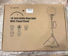 Kaiess 10.2" Selfie Ring Light with 65" Adjustable Tripod Stand Phone Holder NIB