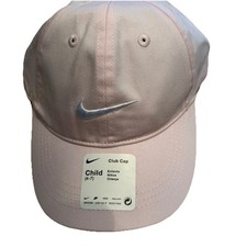 Nike Girls Round Brim Ball Cap Hat - Pink Foam One Size - 4-7