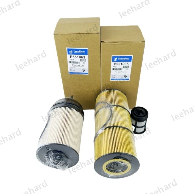 1 Kit Oil & Fuel Filter Fit for Detroit DD13 DD15 DD16 P551063 P551005 FS20083 - Imagem 2 de 4
