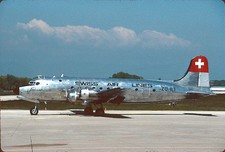 Kodak Slide – Swiss Air Lines	- Douglas DC-4-1009 –ZU-ILI	- 1997