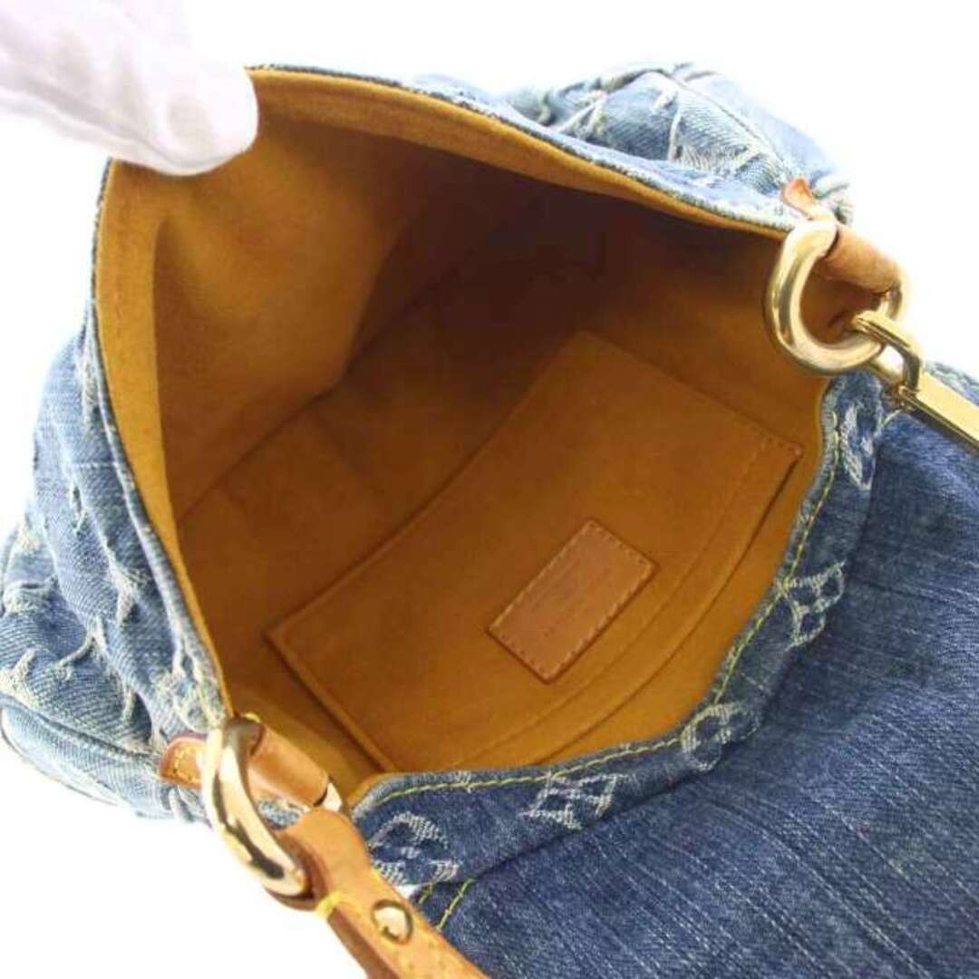 Louis Vuitton Mini Pretty Monogram Denim Handbag Blue M95050 kh Used a259e7ee45f image 5