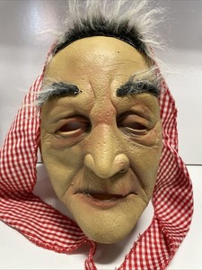 The Paper Magic Group Halloween Mask Scary Old Man/Lady 2006