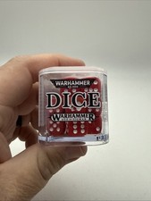 Warhammer Dice, Age of Sigmar, 40k, RED - Factory Sealed - Free Shipping