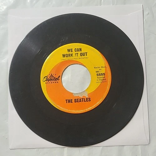 The Beatles ~ We Can Work It Out/ Day Tripper ~ Capitol 45 RPM Record