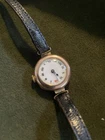Rolex Watch Company RWC 1920s Vintage 9ctWatch 9ct Gold Case Ladies “Working”