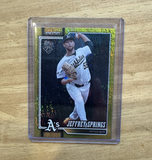 Topps 2026 Series 1 Gold Rainbow Foil Jeffrey Springs #87 Athletics /399