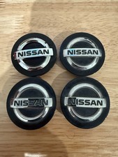 Nissan Sentra Rogue Versa Etc Oem Center Caps Set Of 4 Black 40342-br01a-b1