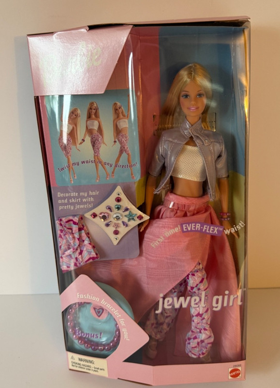 2000 ~ Jewel Girl Barbie with Ever-Flex Waist ~ #28066 ~ NRFB