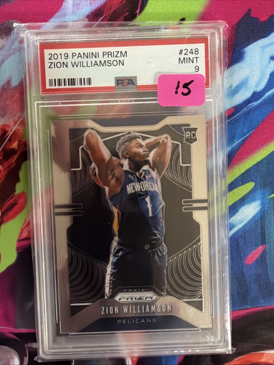zion williamson rookie card psa 9 prizm 248