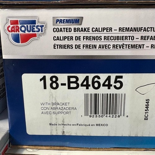 Carquest Premium 18-B4645 Coated Brake Caliper with Bracket - Picture 2 of 2