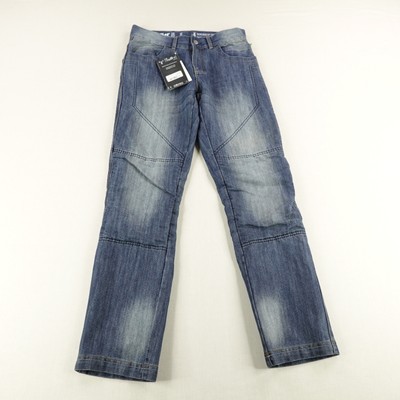 Bull-it Jeans Mens 30 Reg Blue Denim SR4 Ice Covec Motorcycle Biker Pants NEW