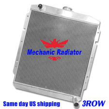 3rows Aluminum Radiator For Buick Special Super Roadmaster Wchevy V8 1950-1952