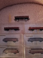 Egger Bahn H0e Güterwagen Niederbordwagen Groß In OVP