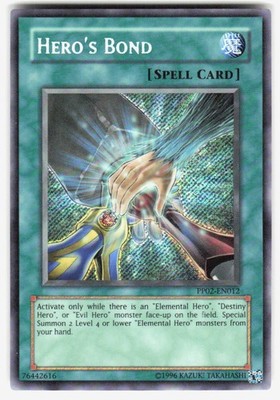 Hero's Bond Secret Rare Premium Pack 2 PP02-EN012 LP