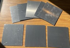 8 Pack .063" Aluminum Sheet 6.9 X7.1 Plate 5052 Drop Lot 1/16 Maker Hobby