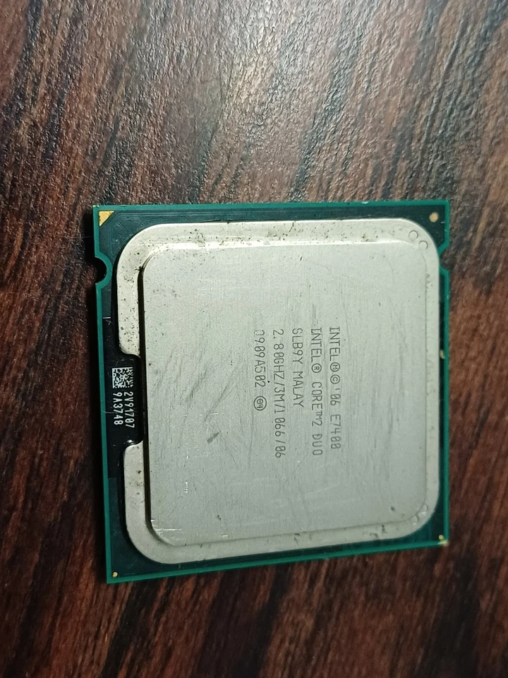 Processore Intel Core 2 Duo E7400 2.80GHz Socket LGA775 – Perfettamente... - Immagine 2 di 2