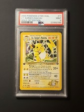 2000 Pokemon Gym Challenge 1st Edition Lt. Surge's Raichu Holo #11  on eBay