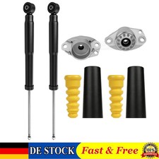 2x Stossdämpfer hinten +Domlager +Staubmanschetten Für VW Polo 6R FABIA Audi A1