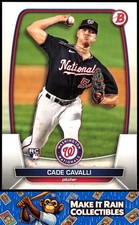 Cade Cavalli 2023 Bowman #94 Washington Nationals Rookie RC