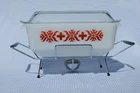 Vintage Crown/Agee Pyrex Ovenware ‘Tribal’  Chicken Casserole & Lid