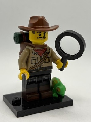 Lego 71025 Series 19 Jungle Explorer Minifigure col19-7 col348 Complete