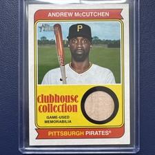 2023 Topps Heritage #CCR-AM Andrew McCutchen Clubhouse Collection Relics MEM