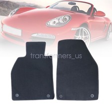 New For 2005-2012 Porsche Boxster Cayman Front Rear Floor Mats Carpet Black