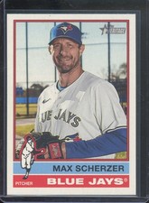 2025 Topps Heritage High Number MAX SCHERZER #701 Flip Stock SSSP /5 Blue Jays
