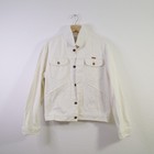 Wrangler Vintage Jeansjacke – Made in USA – ca. 80er / frühe 90er – Weiß – Gr. S