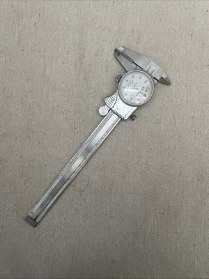 Mitutoyo 505-712 Dial Caliper 0'' - 6'' Shock Proof Made In Japan