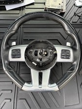 2011-2013 Oem Jeep Grand Cherokee Srt8 Heated Leather Flat Bottom Steering Wheel